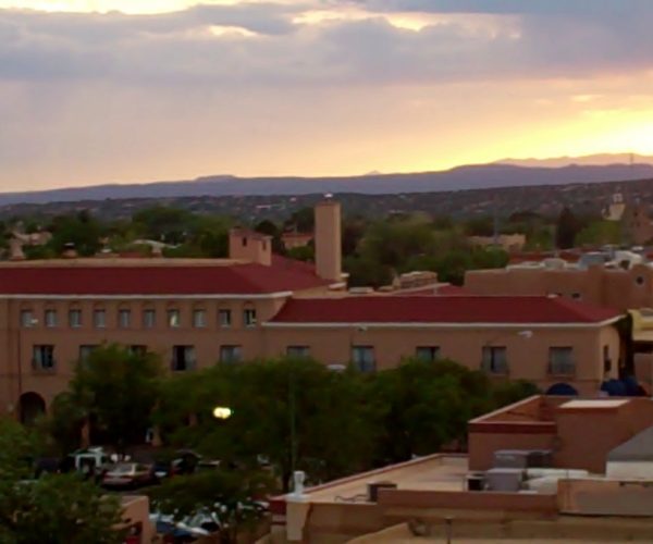 Sunset over the Saint Francis Santa Fe